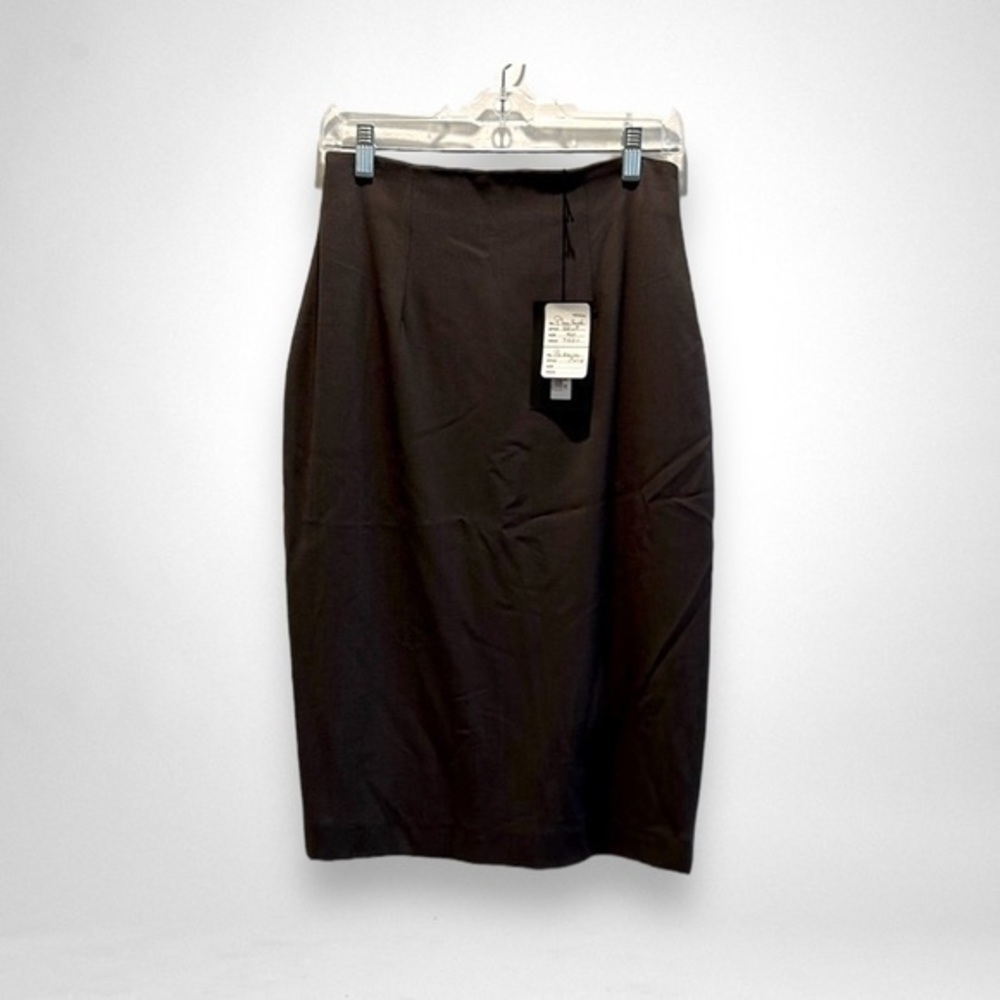 Plein Sud Brown High Waist Pencil Skirt